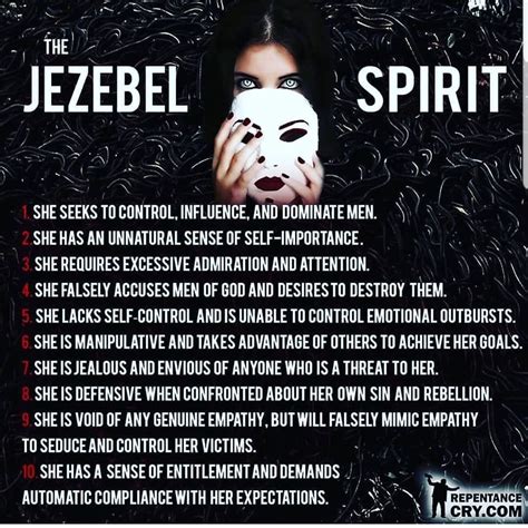 signs of jezebel spirit